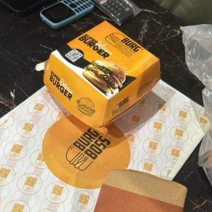 Burger Box (250 GSM Bleach Card)