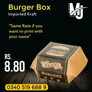 Single Burger Box